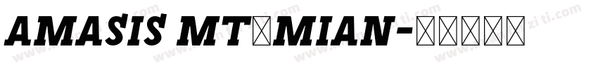 Amasis MT_mian字体转换